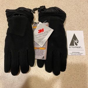 Action Heat Fleece Heated Gloves Battery Powered